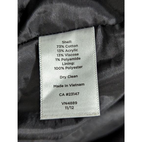 TALBOTS! NUBBY TWEED WEAVE! B & W W/SALMON & MINT SKIRT! SZ 8 - Picture 4 of 6